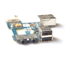 Dell Latitude E6410 Audio, USB/LAN Board P/N 0N3R3T/LS-5472P